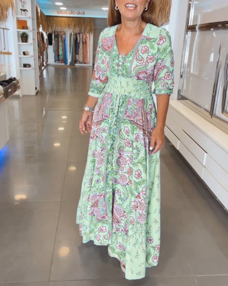 Harper | Cozy V-neck Festive Dress