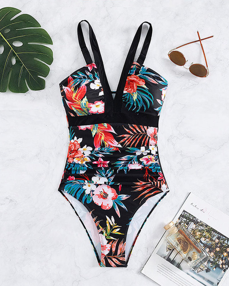 Lila | Floral Swimsuit