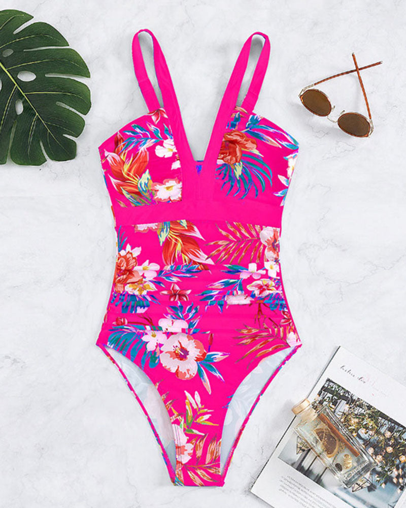 Lila | Floral Swimsuit