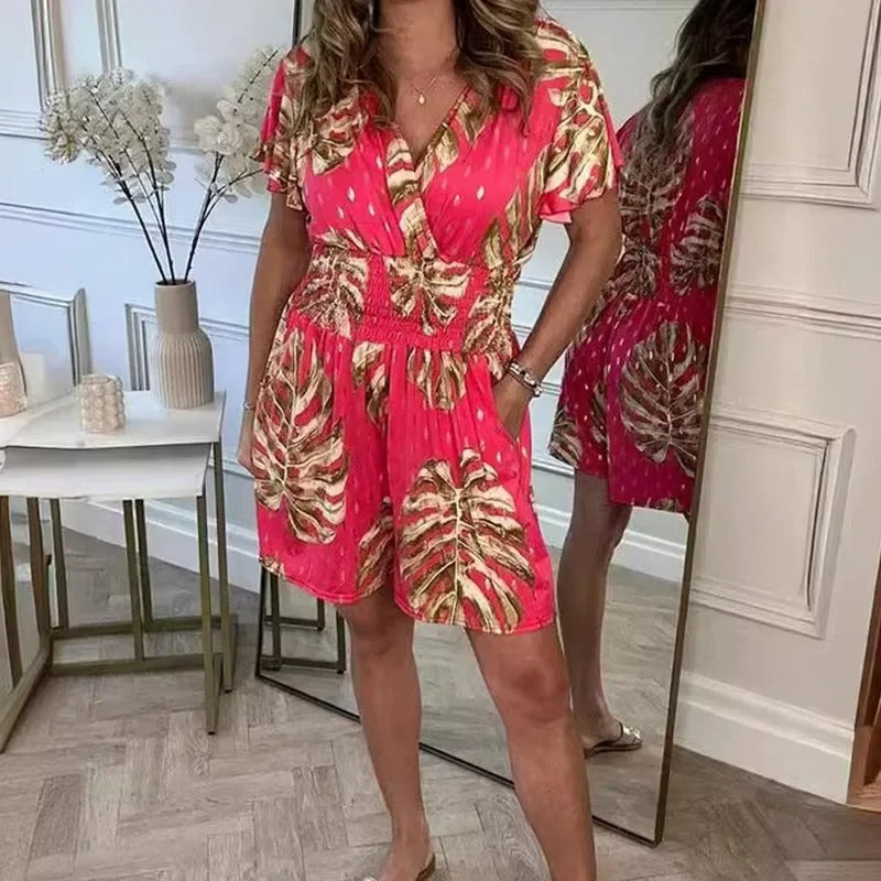 Sophie | Chic Floral Print Romper