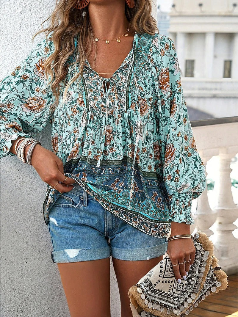 Emily | Floral Summer Blouse