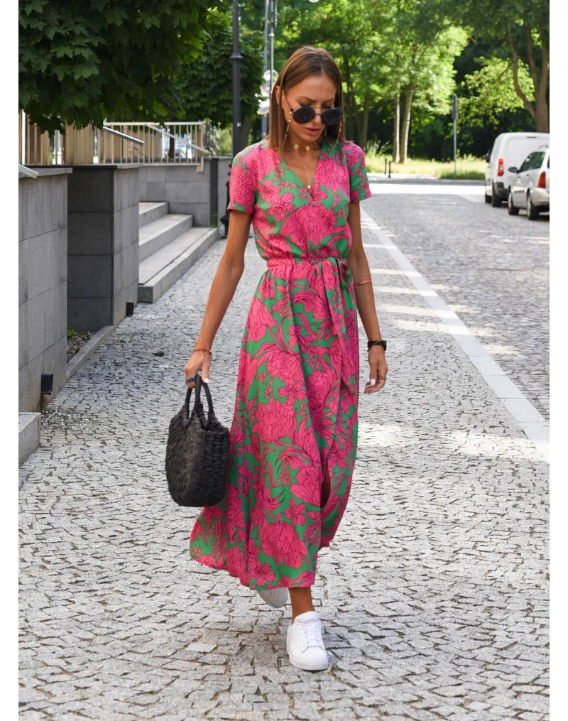 Ava | Chic Floral Elegance Dress