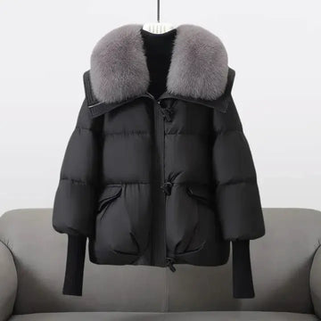 Sophia | Elegant Winter Coat with Plush Fur Collar