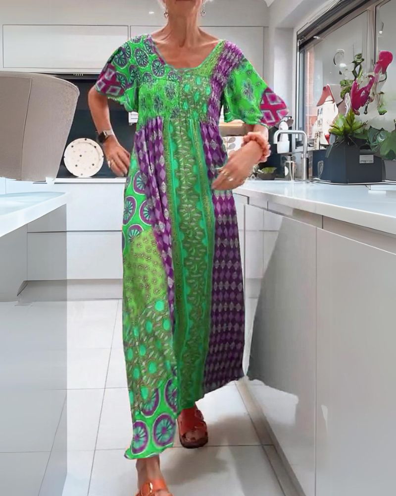 Melania | Colurful Bohemian Dress