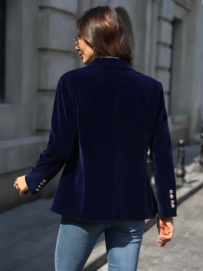 Olivia | Chic Velvet Blazer
