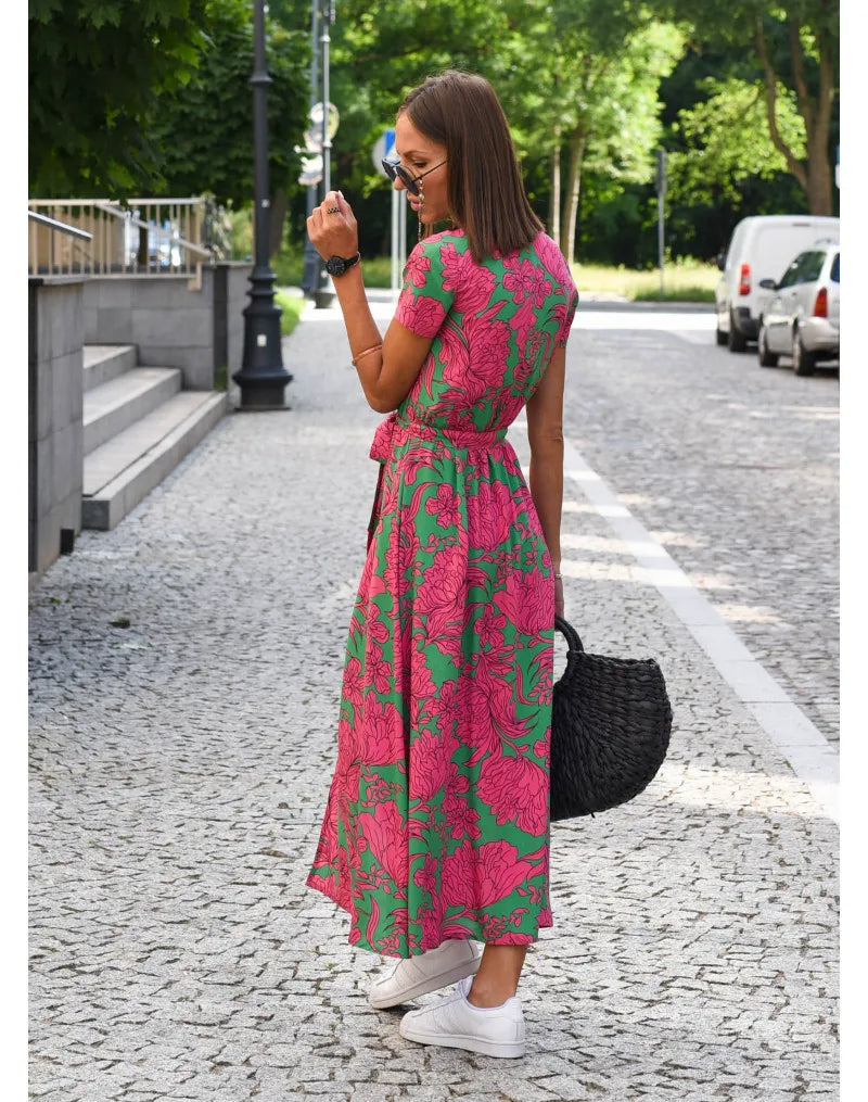 Ava | Chic Floral Elegance Dress