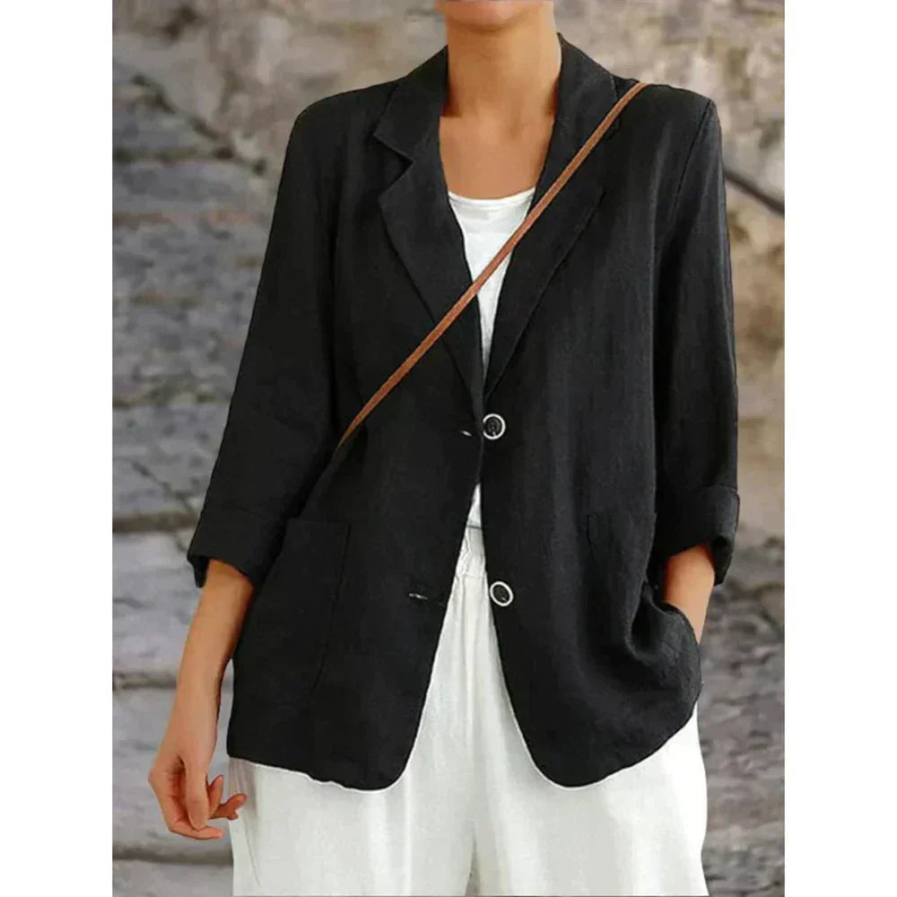 Valeria | Lightweight Blazer with Rolled Sleeves