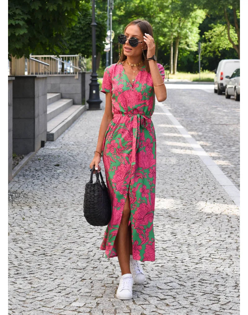 Ava | Chic Floral Elegance Dress