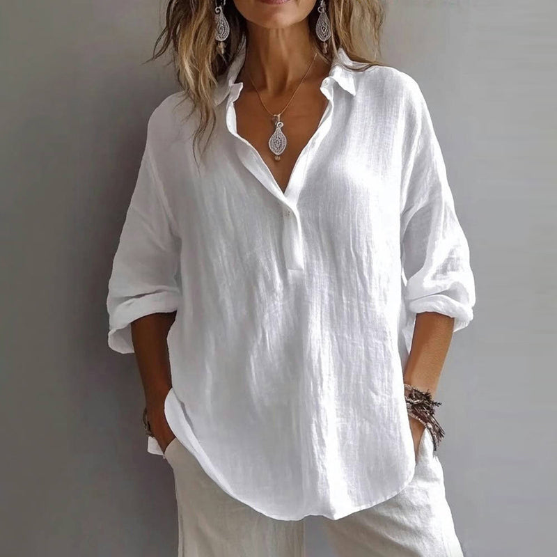 Effen | Relaxed Cotton Spring Blouse