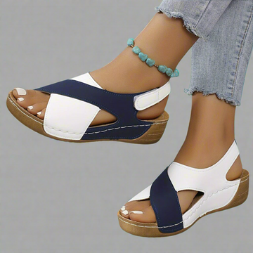 Sloane | Colorblock Slingback Sandals