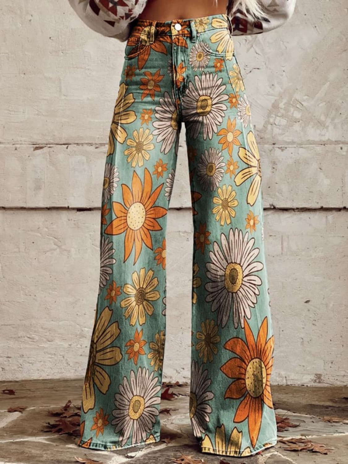 Macy | Floral Happiness Flare Pants