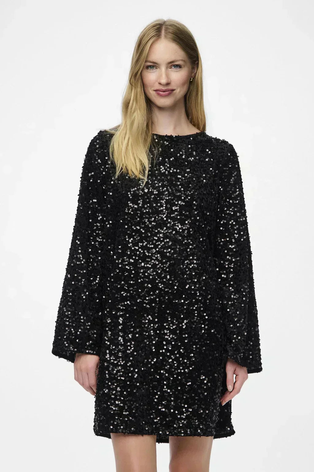 Lila | Chic Sparkle Dress with Bow