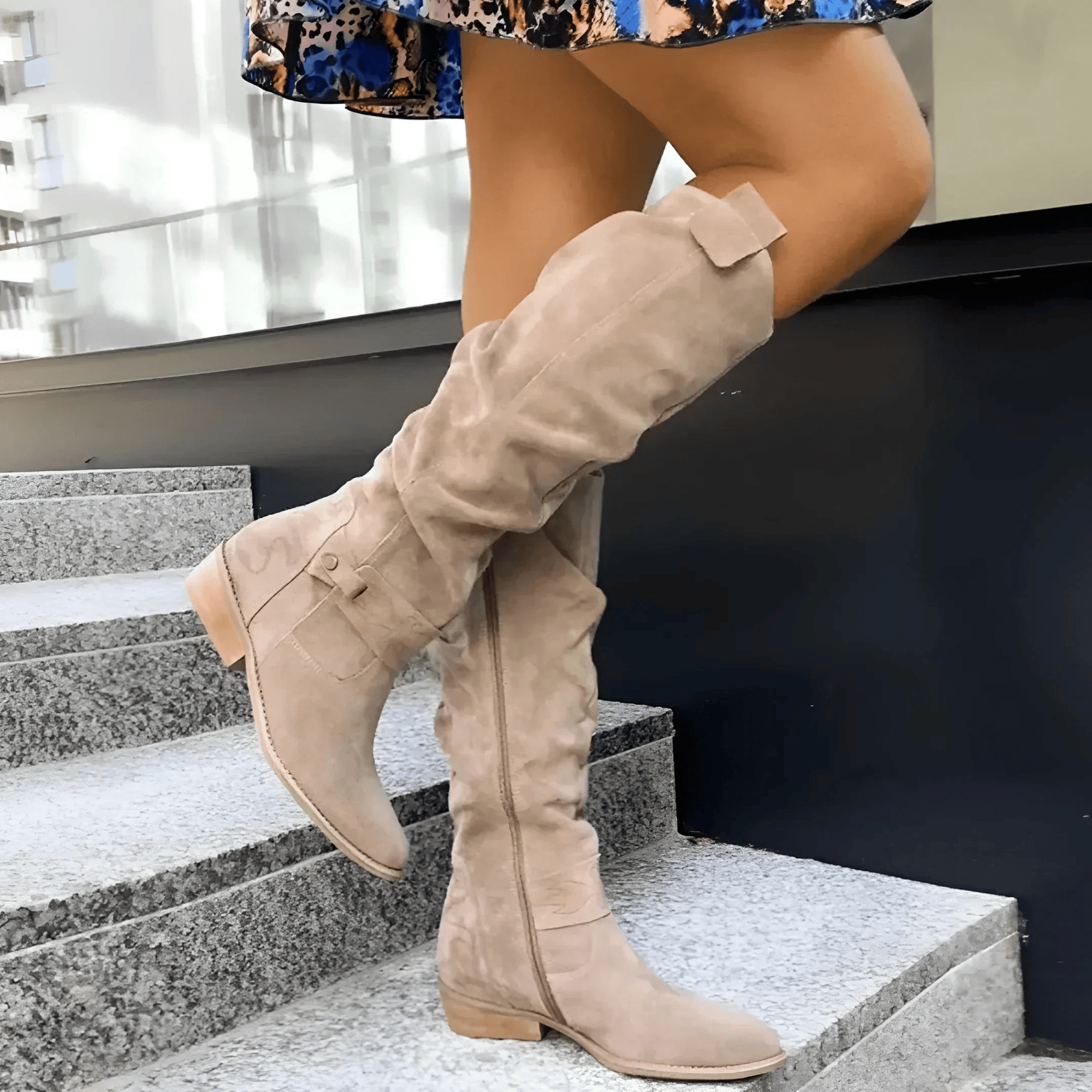 Madeleine | Knee-High Suede Boots