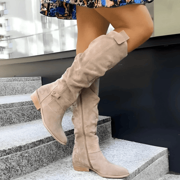 Madeleine | Knee-High Suede Boots