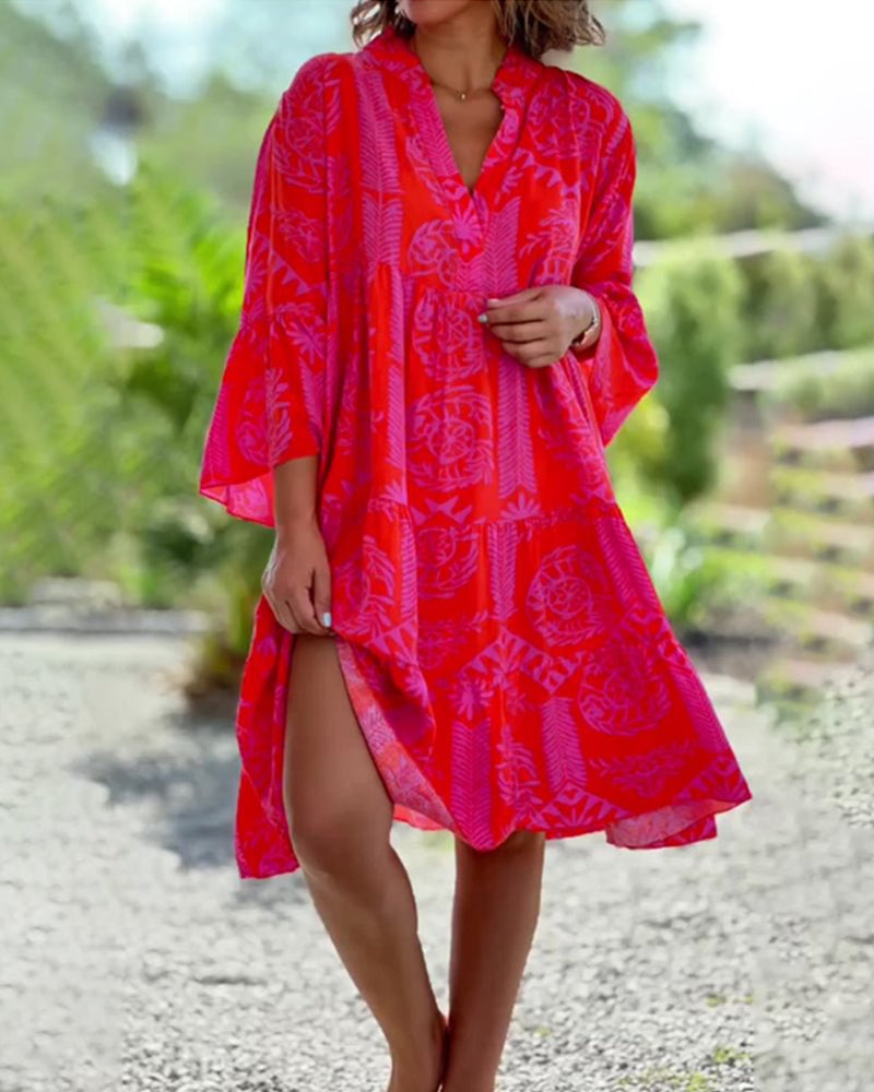 Samantha | Chic Bohemian Sleeve Dress