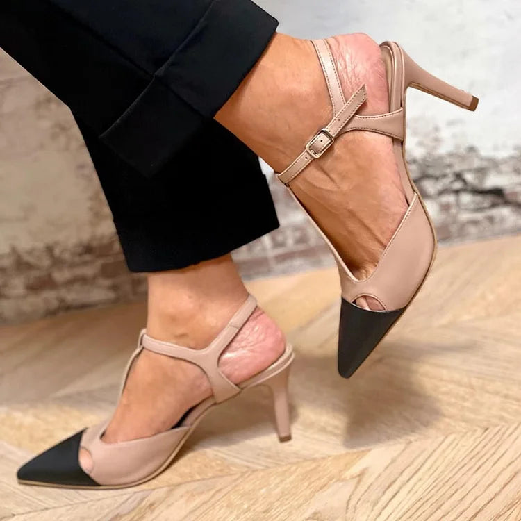 Evrardine | Bicolor Pointed Pump