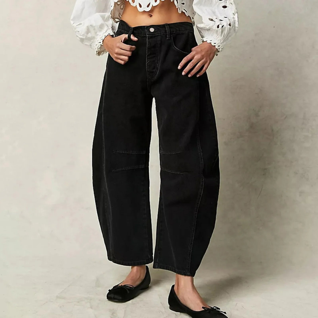 Emma | Relaxed Fit Wide Leg Jeans