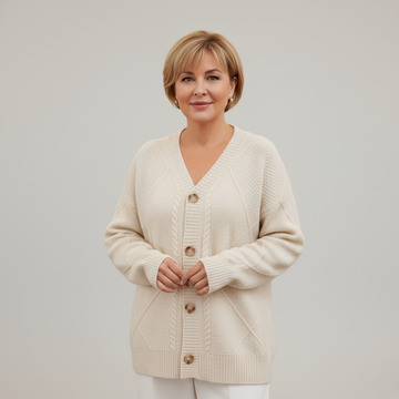 Éloise | Cable-Knit Cardigan