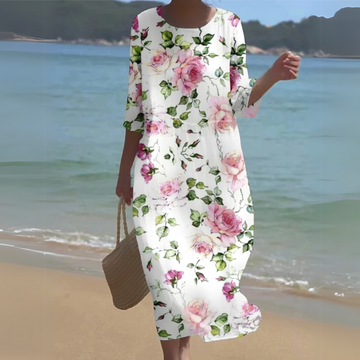 Hannah | Comfortable Summer Floral Dress