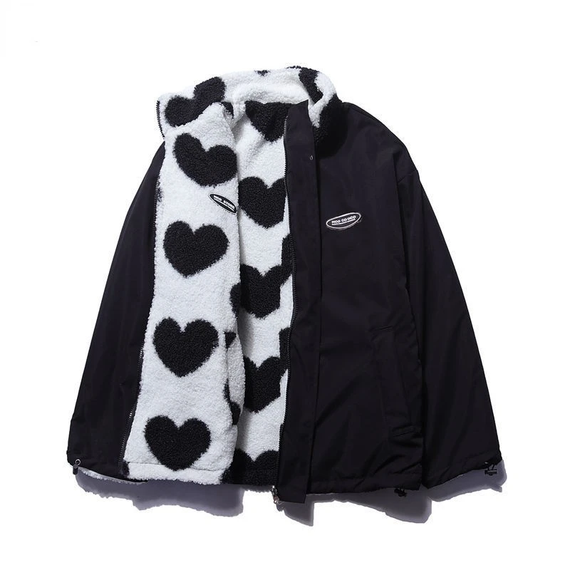 Liam | Cozy Reversible Heart Jacket (Exclusive Line)