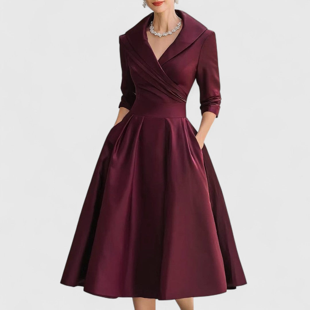 Modevera | Flattering Midi Dress