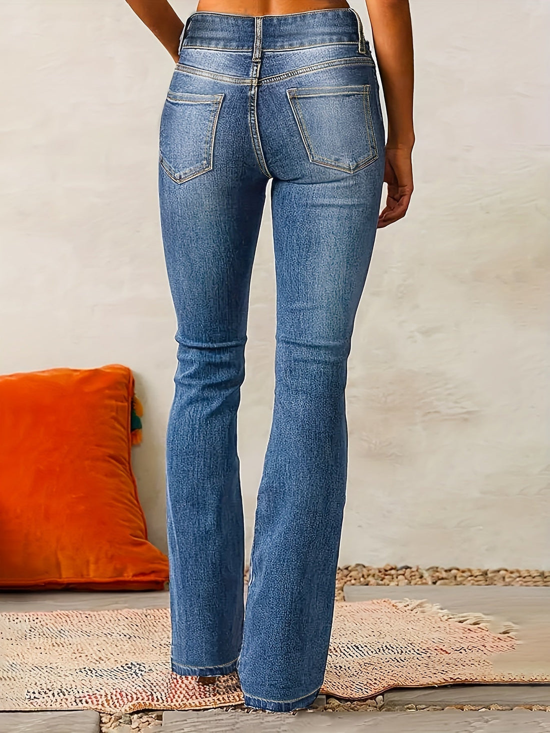 Aya™ | High-Waisted Flared Jeans