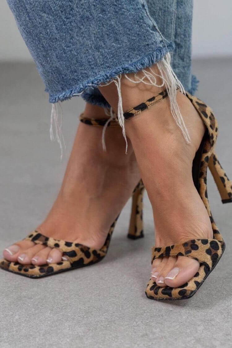 Jade | Leopard Print Heels