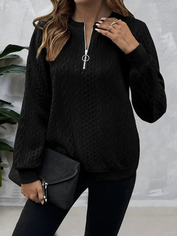 Liam | Chic Zip-Up Sweater for Cozy Elegance