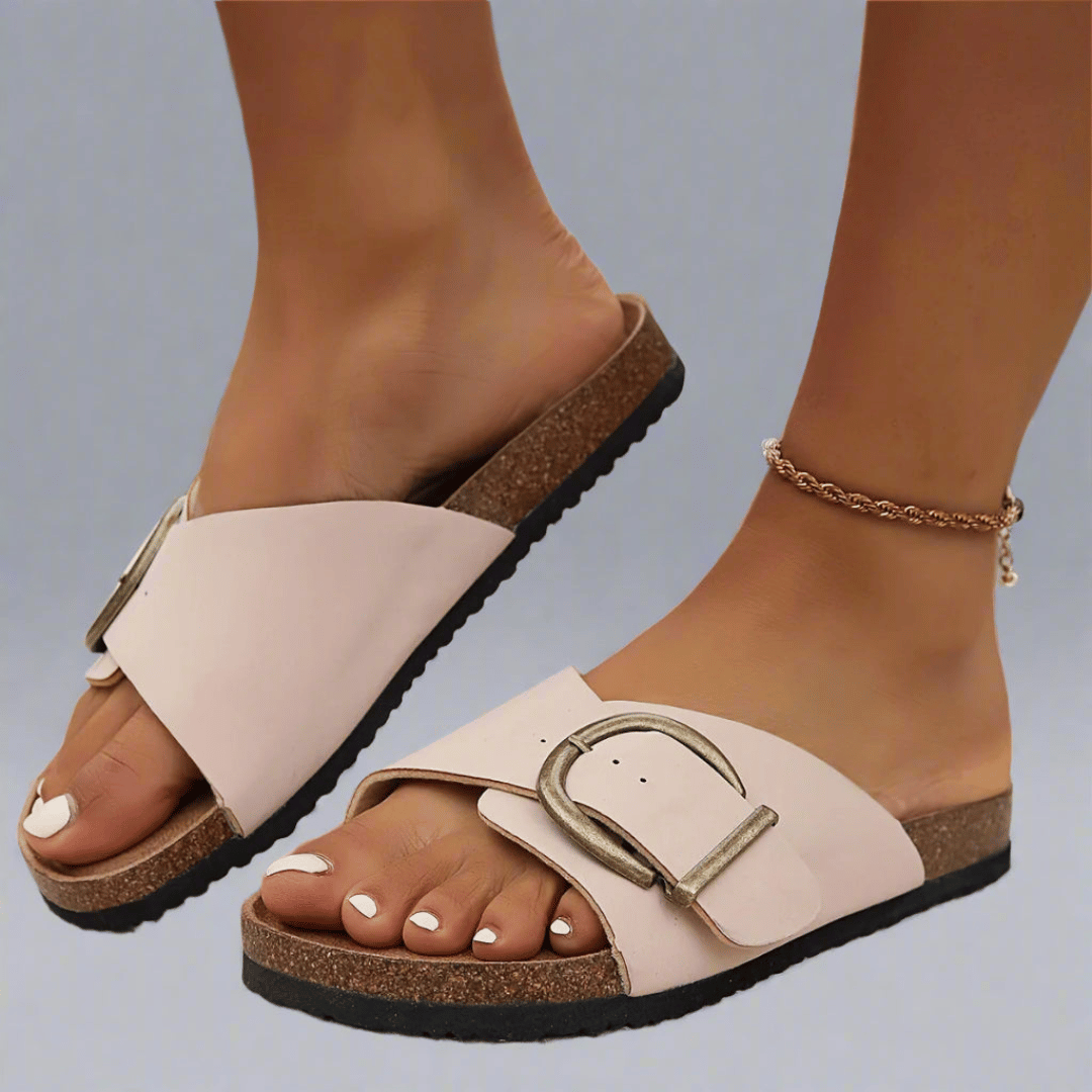 Maya | Buckle Slide Sandals