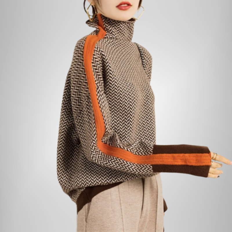 Clarabella | Mélange Turtleneck Sweater