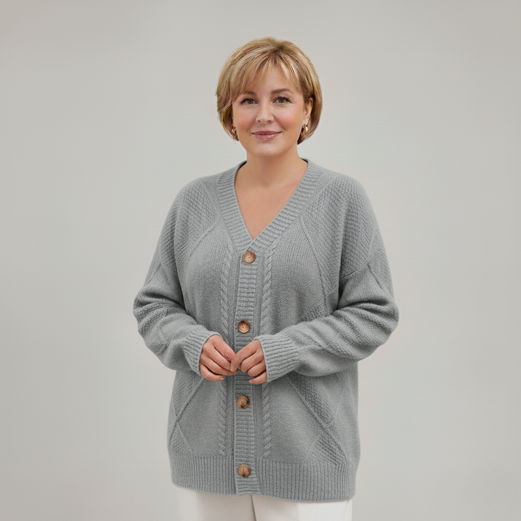 Éloise | Cable-Knit Cardigan