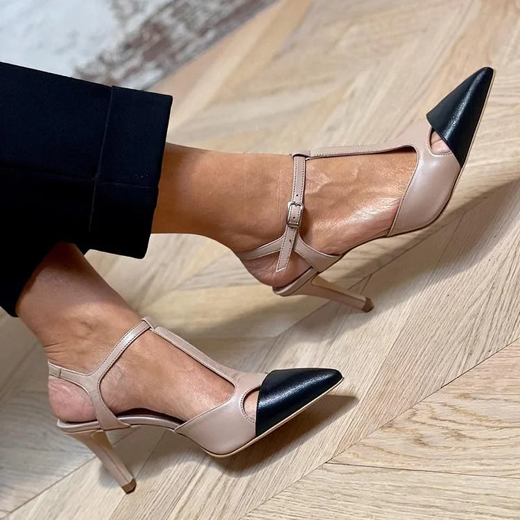 Evrardine | Bicolor Pointed Pump