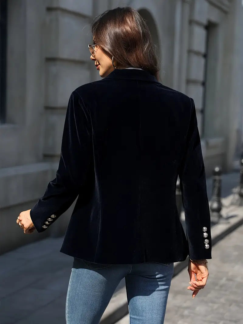 Olivia | Chic Velvet Blazer