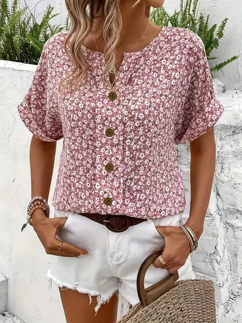 Verna | Stylish Floral Print Blouse