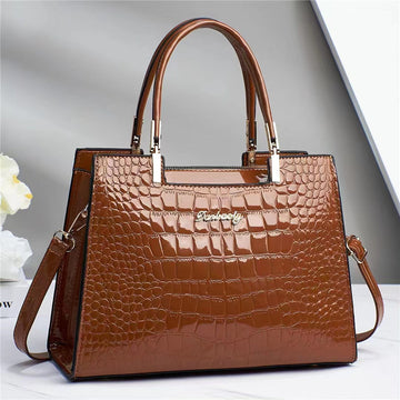 Brooklyn Shine | Croc-Embossed Luxury Bag