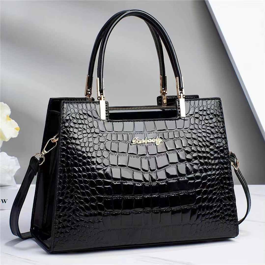 Brooklyn Shine | Croc-Embossed Luxury Bag