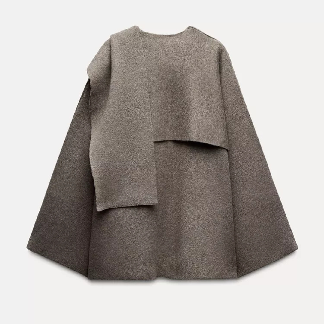 Avery | Elegant Luxe Cape Coat