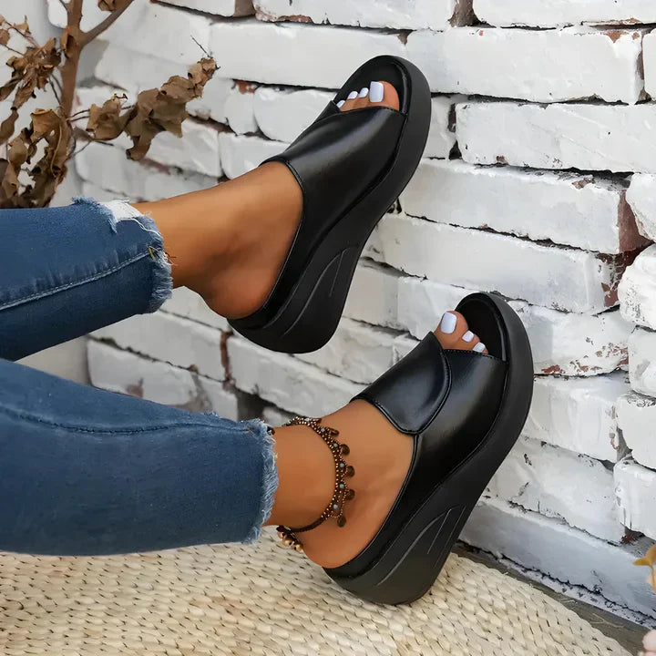 Eliza | Orthopedic Slip-on Wedge Sandals