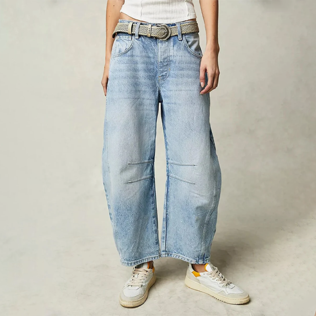 Emma | Relaxed Fit Wide Leg Jeans