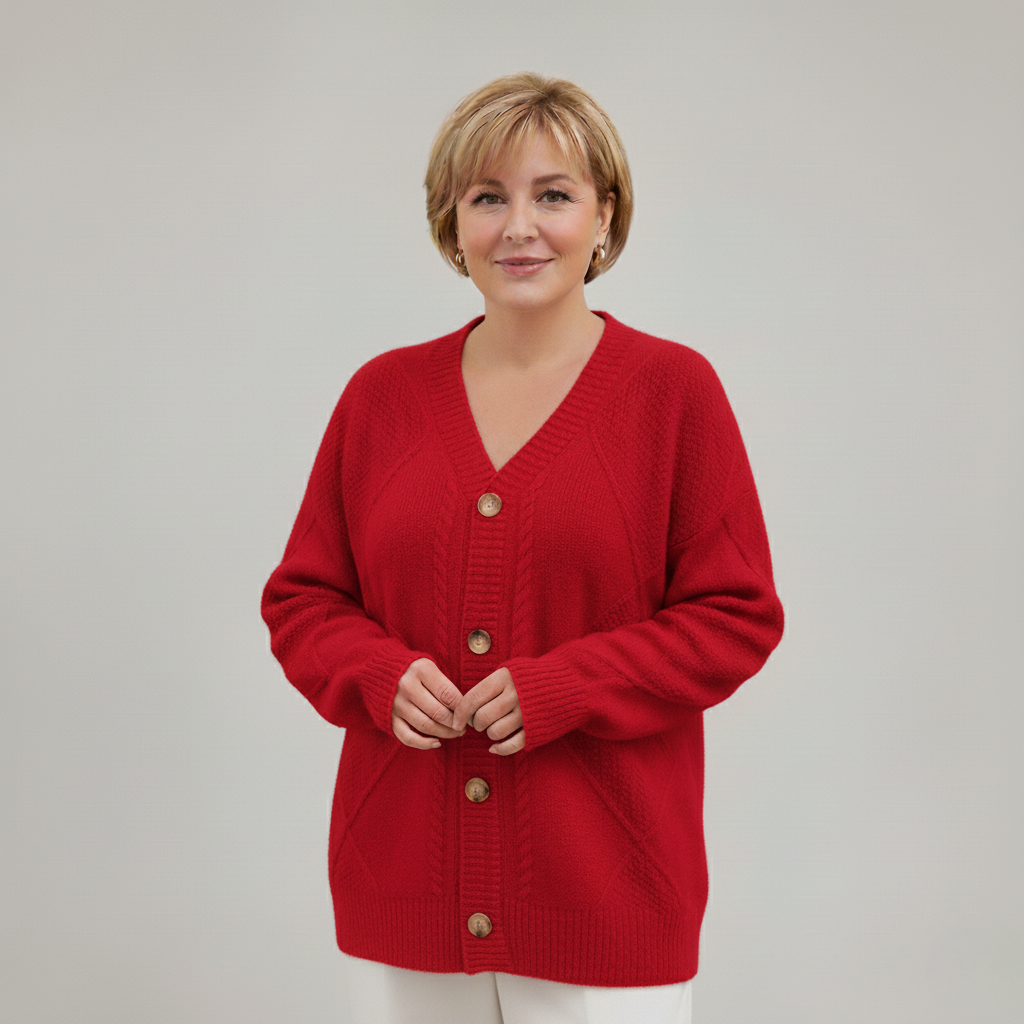 Éloise | Cable-Knit Cardigan