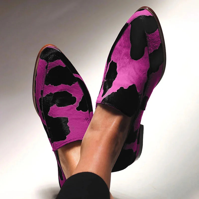 Harper | Statement Animal Print Loafers