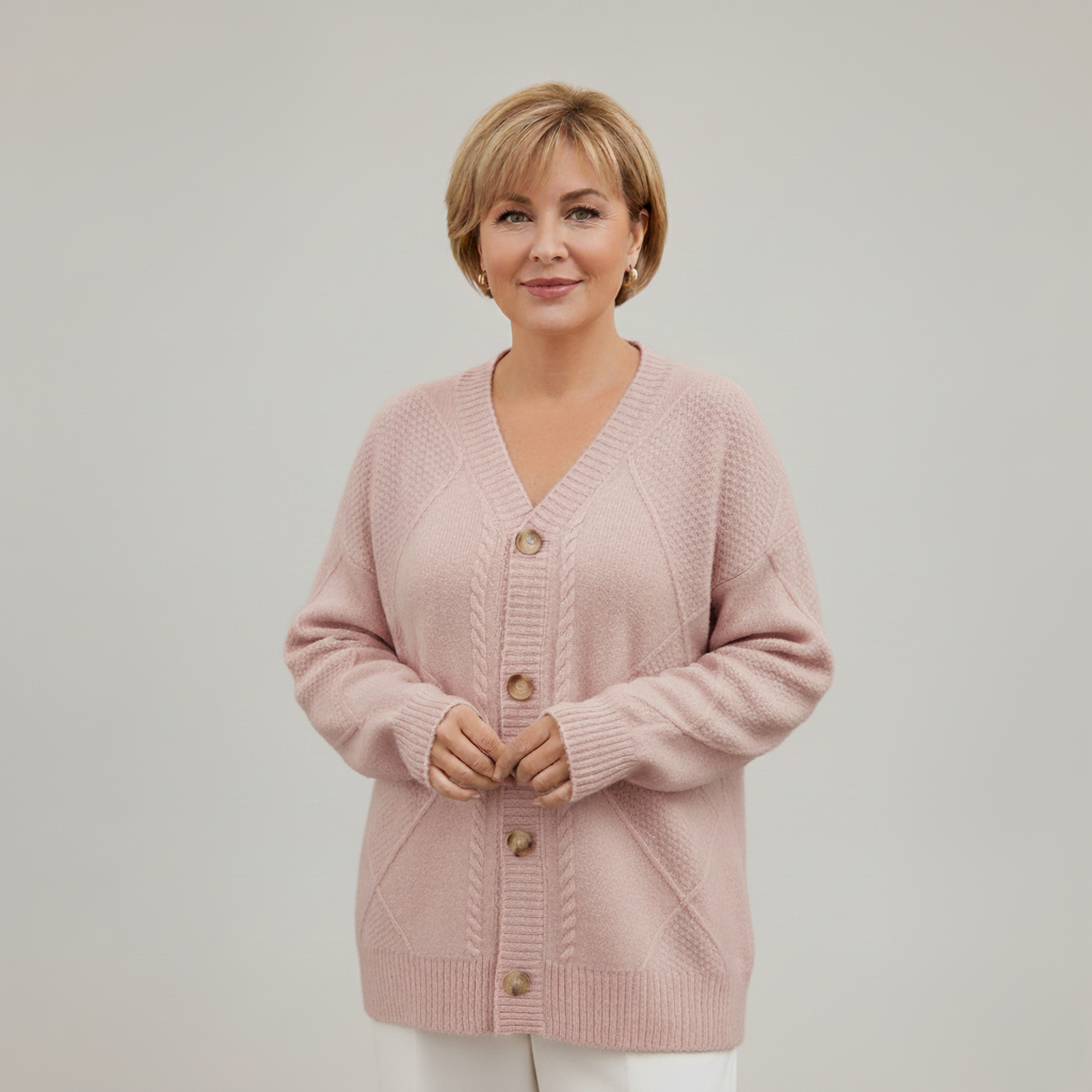 Éloise | Cable-Knit Cardigan