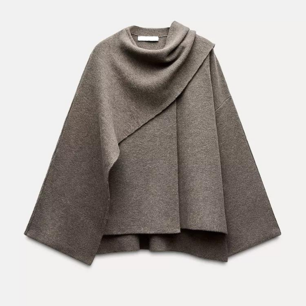 Avery | Elegant Luxe Cape Coat