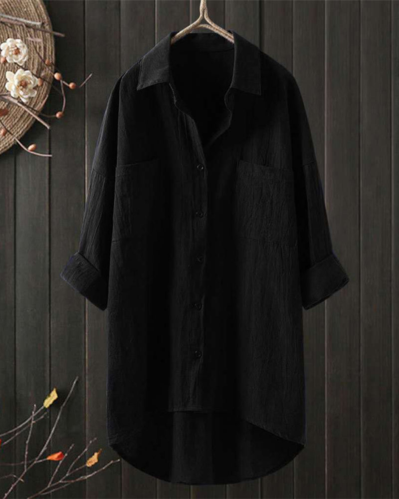 Sophia | Relaxed Fit Solid Color Top