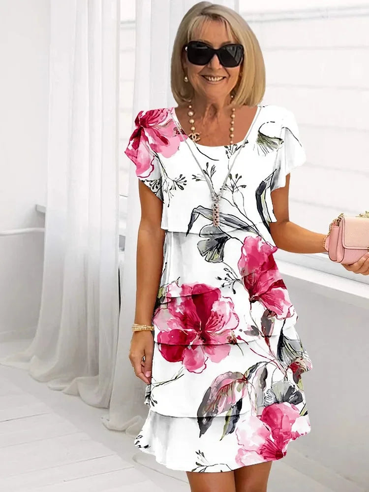 Linda | Casual Summer Floral Dress