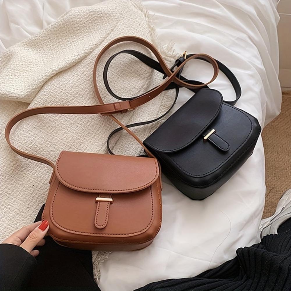 Sophia Vintage Charm | Chic Saddle Crossbody Bag