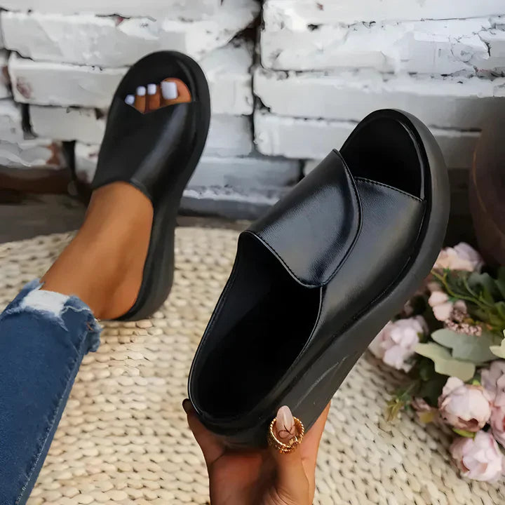 Eliza | Orthopedic Slip-on Wedge Sandals