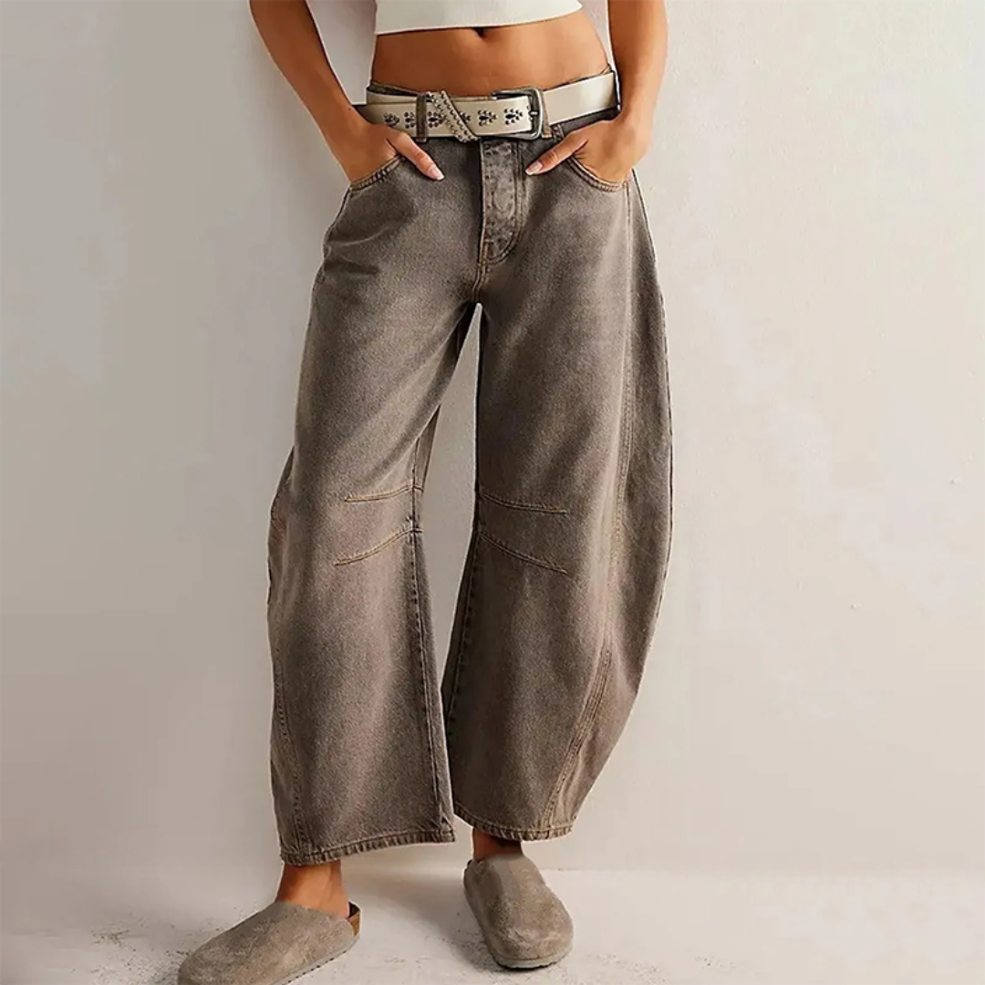 Emma | Relaxed Fit Wide Leg Jeans