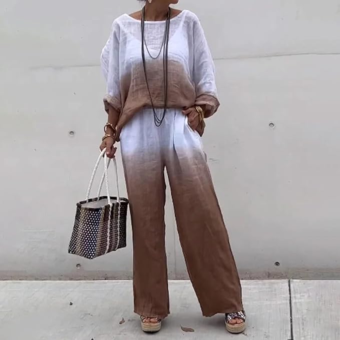 Olivia | Cozy Chic Relaxed Shirt and Pant Ensemble