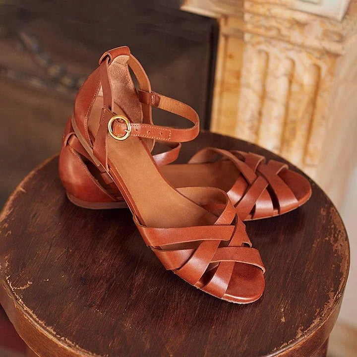 Amelia | Strappy Flat Sandals